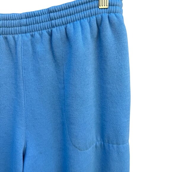 Bocoo Vintage 80s Womens Fleece Nylon Pastel Blue Pink Top Joggers Tracksuit Set - Picture 11 of 11